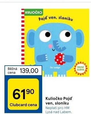 Kniha Pojď ven, sloníku Kuliočko Svojtka