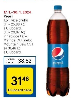 Limonáda Pepsi