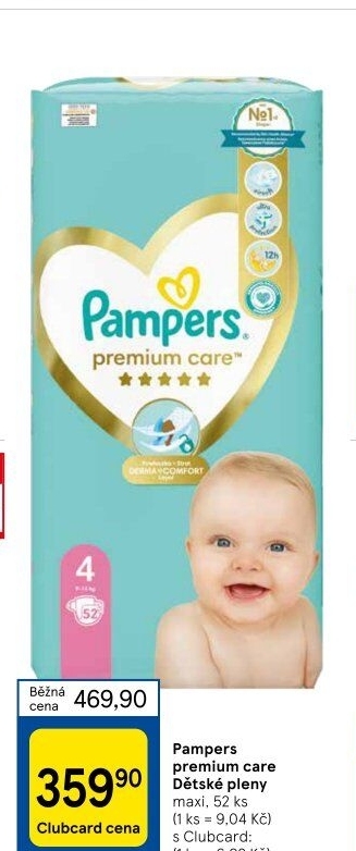Pleny dětské Pampers Premium Care