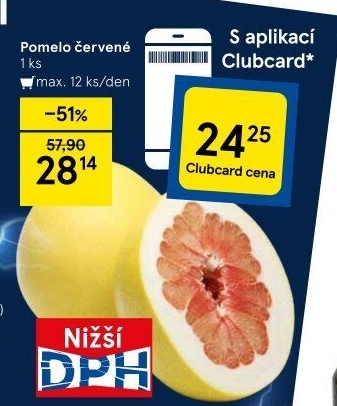 Pomelo červené