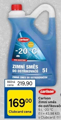 Směs do ostřikovačů zimní Carlson