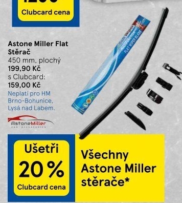 Stěrače Astone Miller
