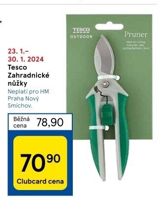 Zahradnické nůžky Tesco