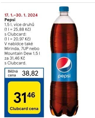 Limonáda Pepsi