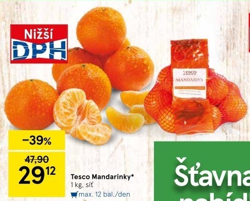 Mandarinky Tesco