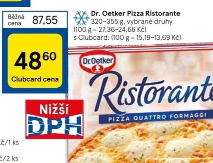 Pizza mražená Ristorante Dr. Oetker