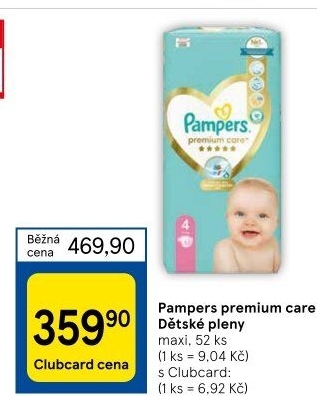 Pleny dětské Pampers Premium Care