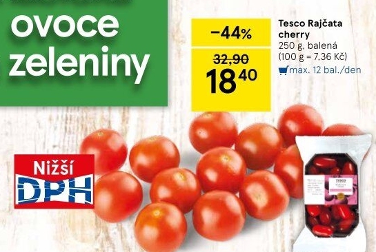 Rajčata cherry Tesco