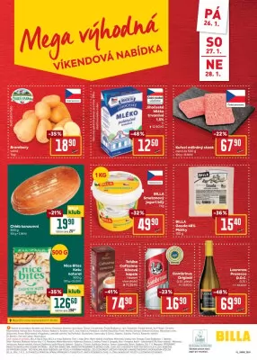 akční leták BILLA 24.1.2024-30.1.2024