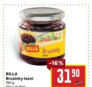 Brusinky lesní Billa