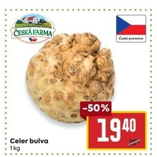 Celer bulva Česká farma