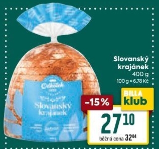 Chléb Slovanský krajánek Odkolek