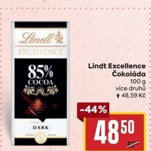 Čokoláda Excellence Lindt