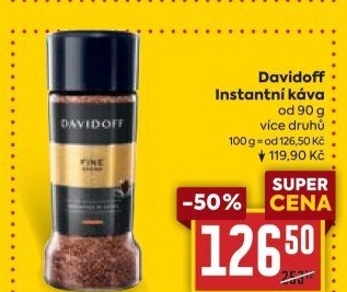 Instantní kávy Davidoff