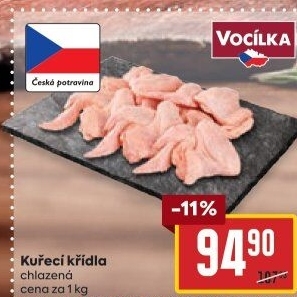 Kuřecí křídla Vocílka