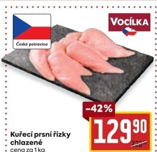 Kuřecí prsní řízky Vocílka