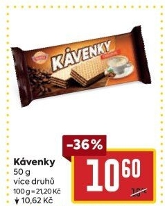 Oplatky Kávenky Sedita