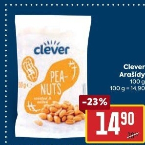 Pražené arašídy Clever