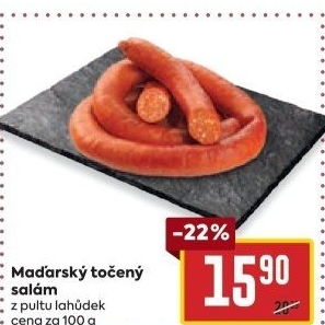 Salám maďarský točený