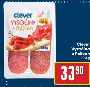 Salám vysočina a poličan Clever