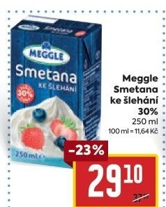 Smetana ke šlehání Meggle