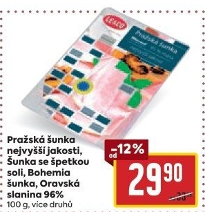 Šunka pražská nejvyšší jakosti LE&amp