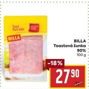 Šunka toastová Billa