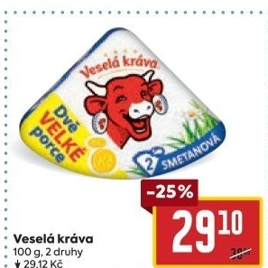 Sýr tavený Veselá kráva