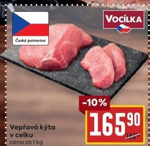 Vepřová kýta Vocílka
