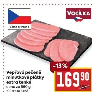 Vepřová pečeně bez kosti Vocílka