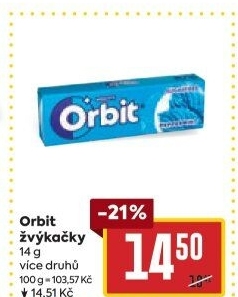 Žvýkačky Orbit