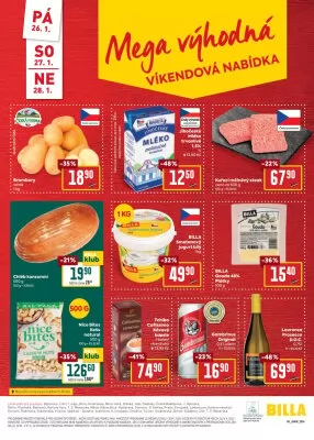 akční leták BILLA 24.1.2024-30.1.2024