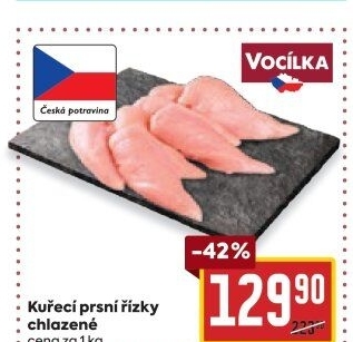 Kuřecí prsní řízky Vocílka
