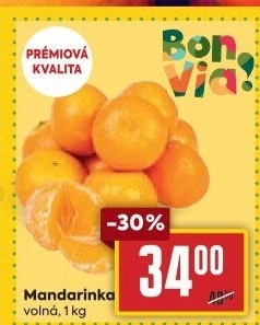 Mandarinky Billa Bonvia