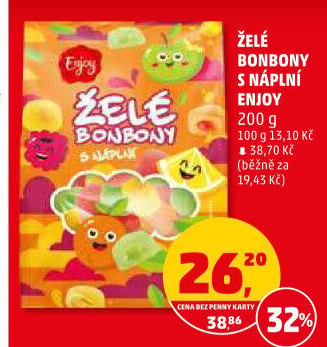 Bonbony želé s náplní Enjoy