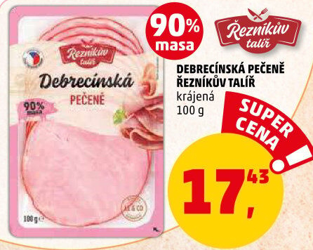 Debrecínská pečeně Řezníkův talíř