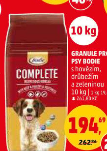 Granule pro psy Bodie