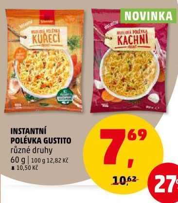 Instantní polévka Gustito