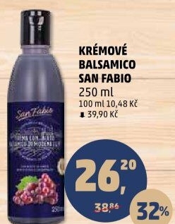Krémový ocet balsamico San Fabio