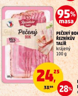 Pečený bok Řezníkův talíř