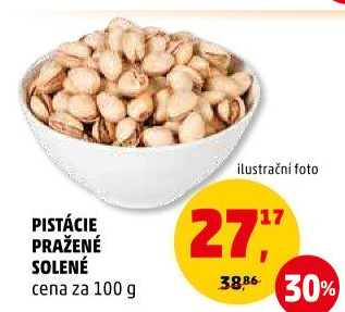 Pražené pistácie