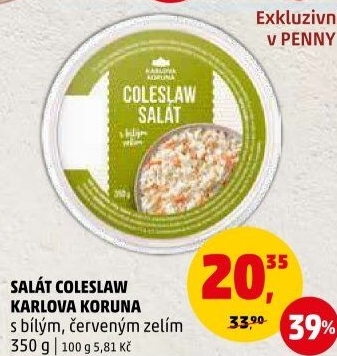 Salát coleslaw Karlova Koruna