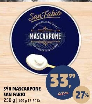 Sýr Mascarpone San Fabio