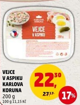 Vejce v aspiku Karlova Koruna