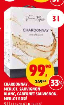 Víno Chardonnay Vinum Regum - bag in box
