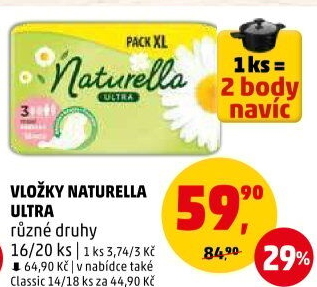 Vložky dámské Ultra Naturella