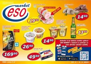 akční leták ESO MARKET 24.1.2024-4.2.2024