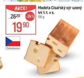 Sýr Císařský uzený Madeta