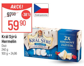Sýr Hermelín Král sýrů