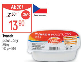Tvaroh polotučný